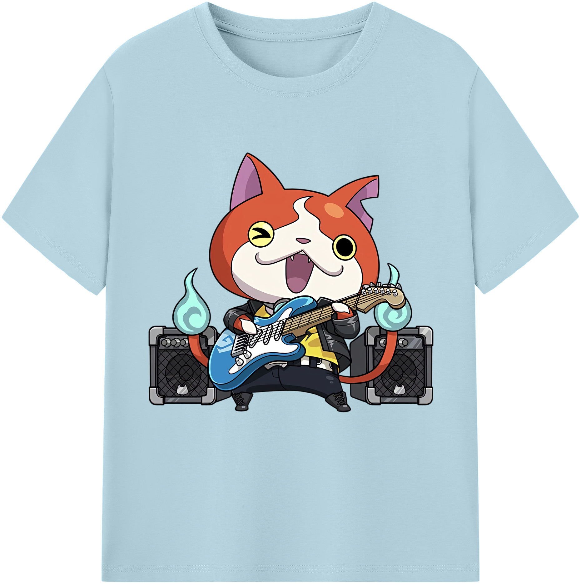 （画像用） 妖怪ウォッチ Yo-kai Watch 綿100％半袖Tシャツ（フロントプリント）
